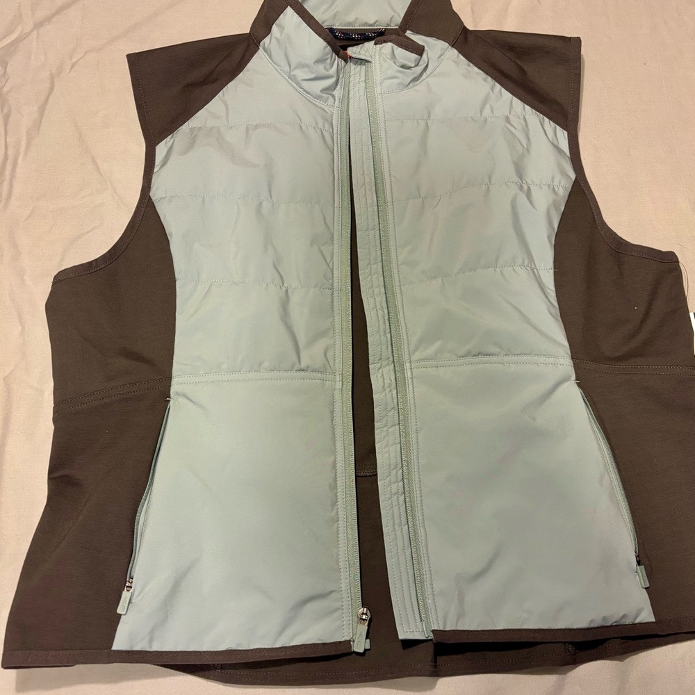 Bass Outdoor Blue and Gray Vest
